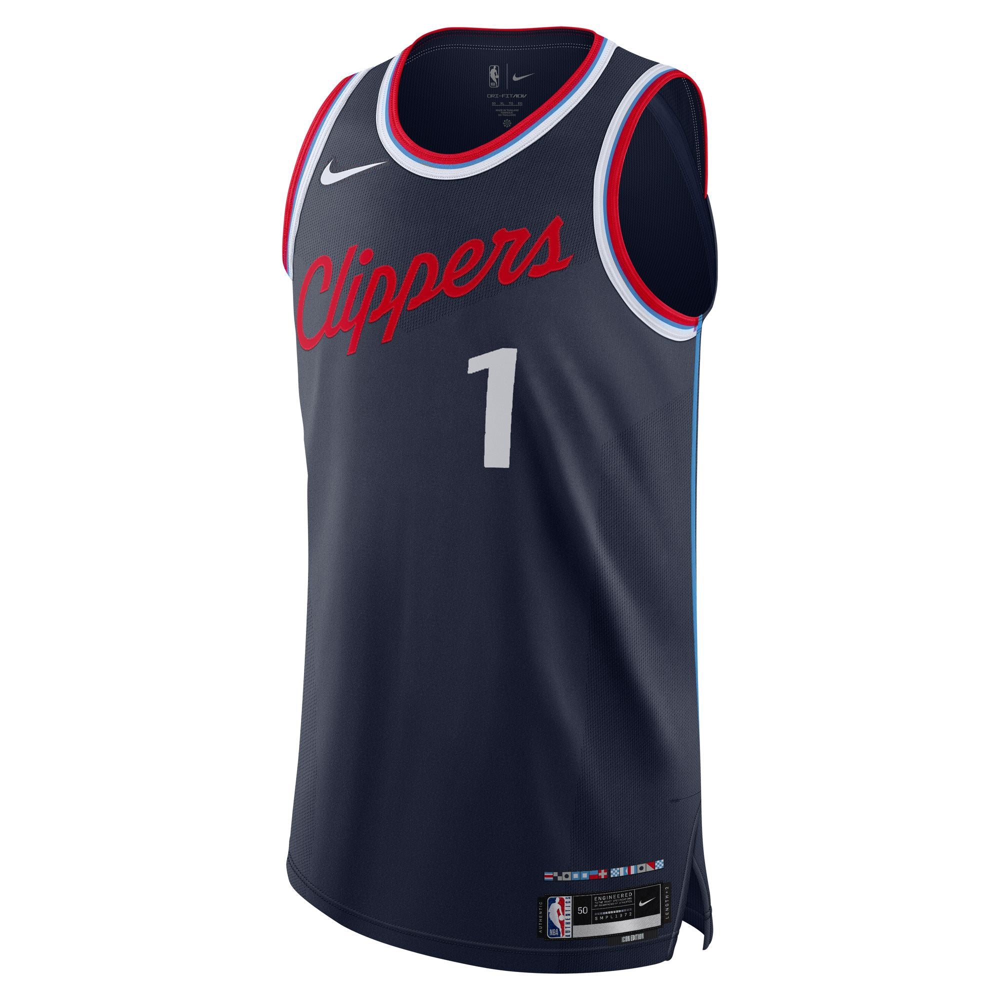 James Harden '24 - '25 Icon Swingman Jersey - LA CLIPPERS TEAM STORENike11 - 000013 - XS