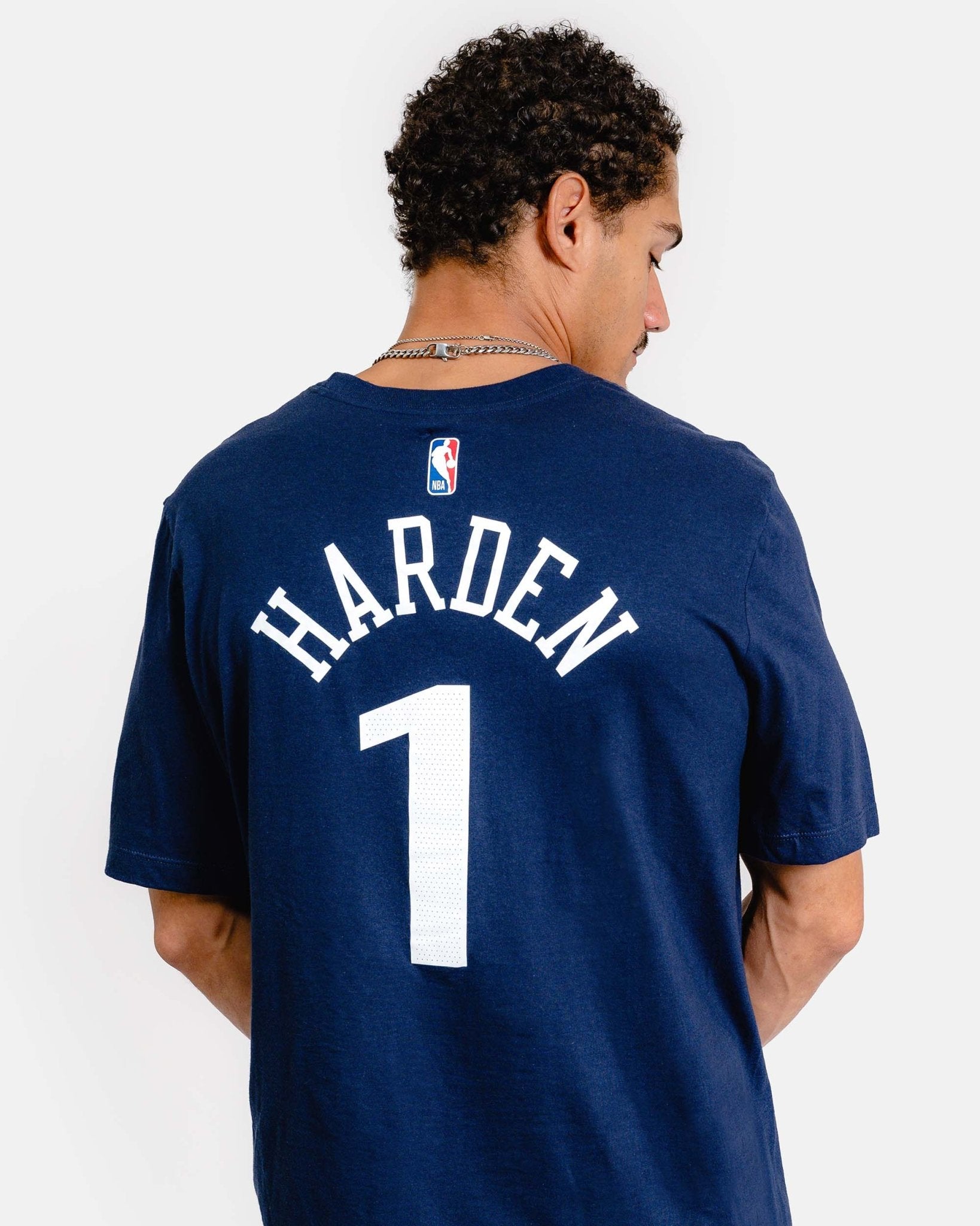 James Harden Icon Name & Number T-Shirt - Apparel - Navy - 20 - 000151 - S