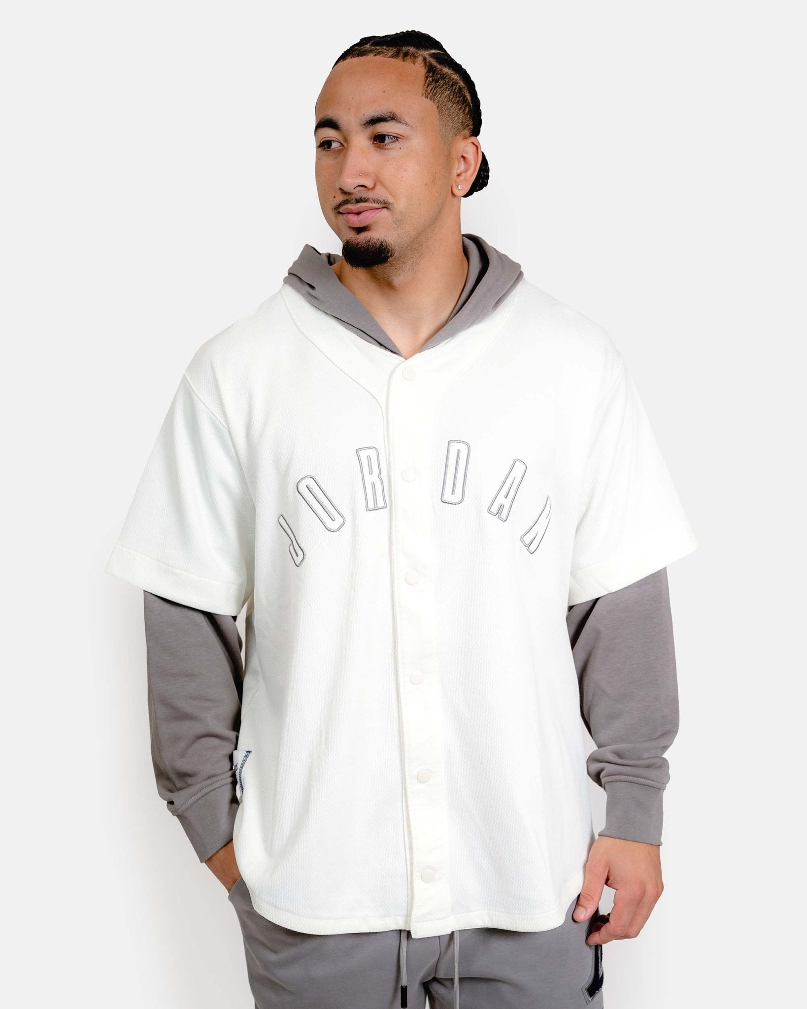 Jordan Flight MVP Baseball Top - Apparel - Gray - 20 - 000021 - XS
