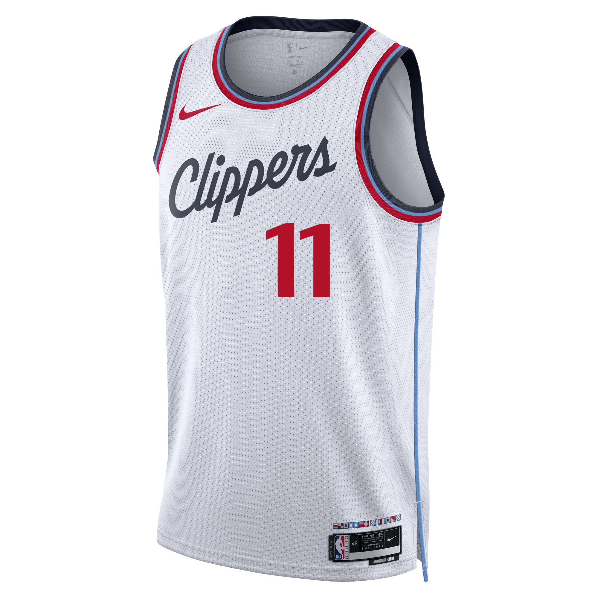 Jordan Miller '24 - '25 Association Authentic Jersey - LA CLIPPERS TEAM STORENike10 - 000050 - 40/S