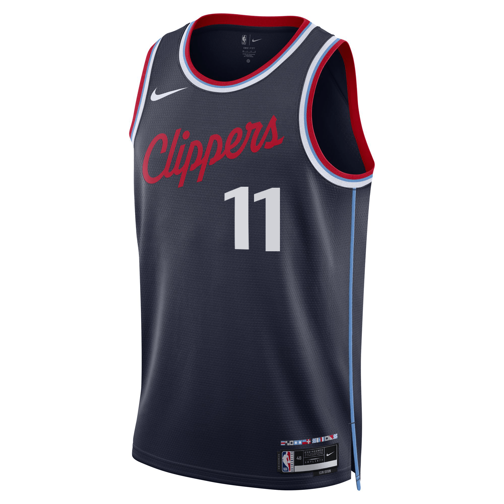 Jordan Miller '24 - '25 Icon Swingman Jersey - LA CLIPPERS TEAM STORENike11 - 000026 - XS