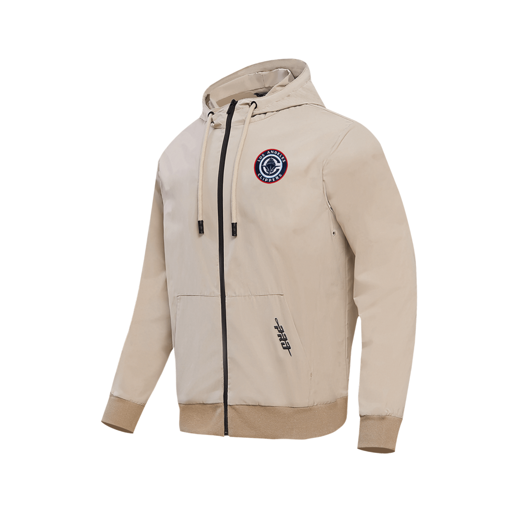 Khaki Clippers Full Zip Hooded Windbreaker - LA CLIPPERS TEAM STOREPro Standard20 - 000122 - S