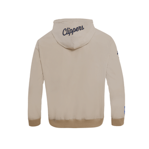 Khaki Clippers Full Zip Hooded Windbreaker - LA CLIPPERS TEAM STOREPro Standard20 - 000122 - S