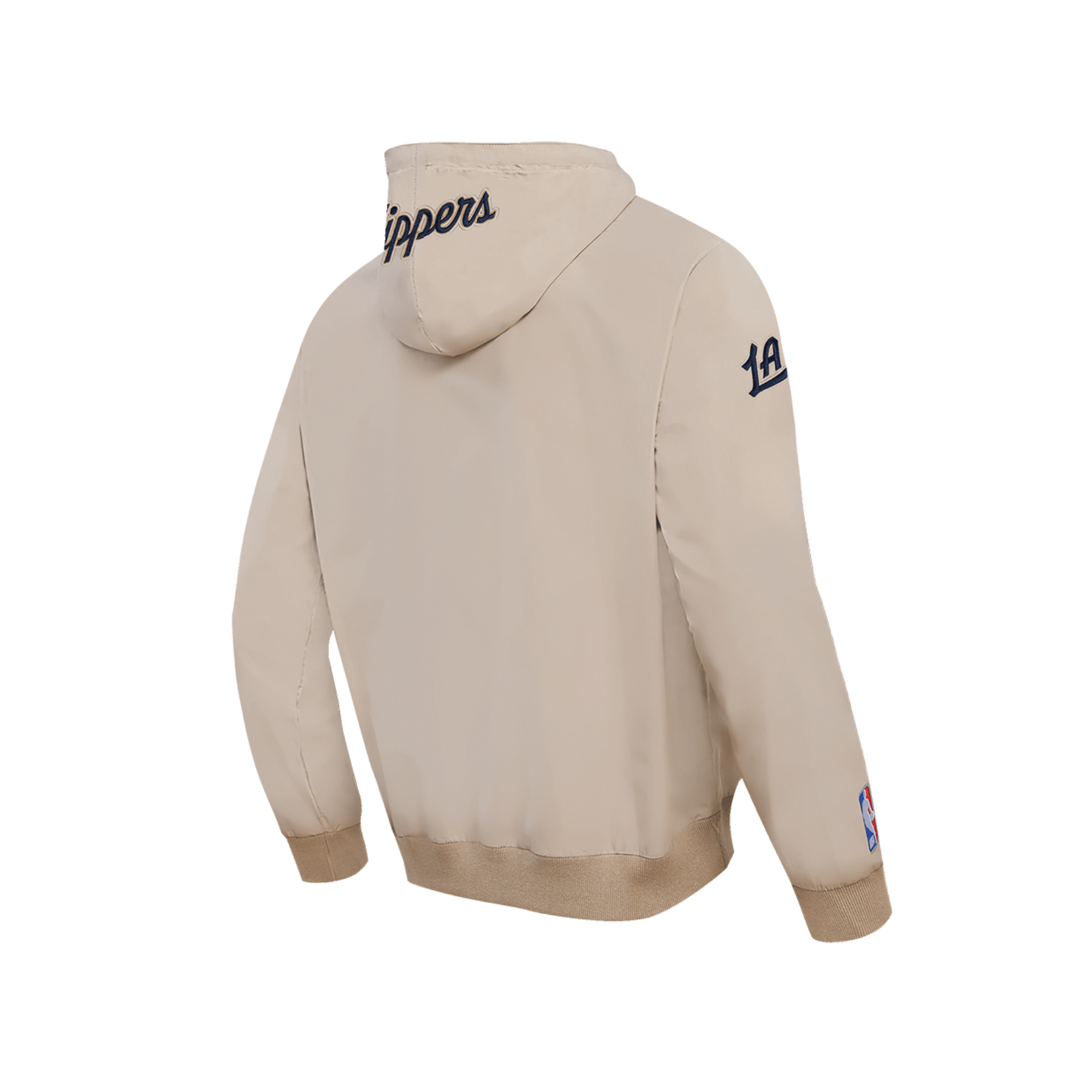Khaki Clippers Full Zip Hooded Windbreaker - LA CLIPPERS TEAM STOREPro Standard20 - 000122 - S