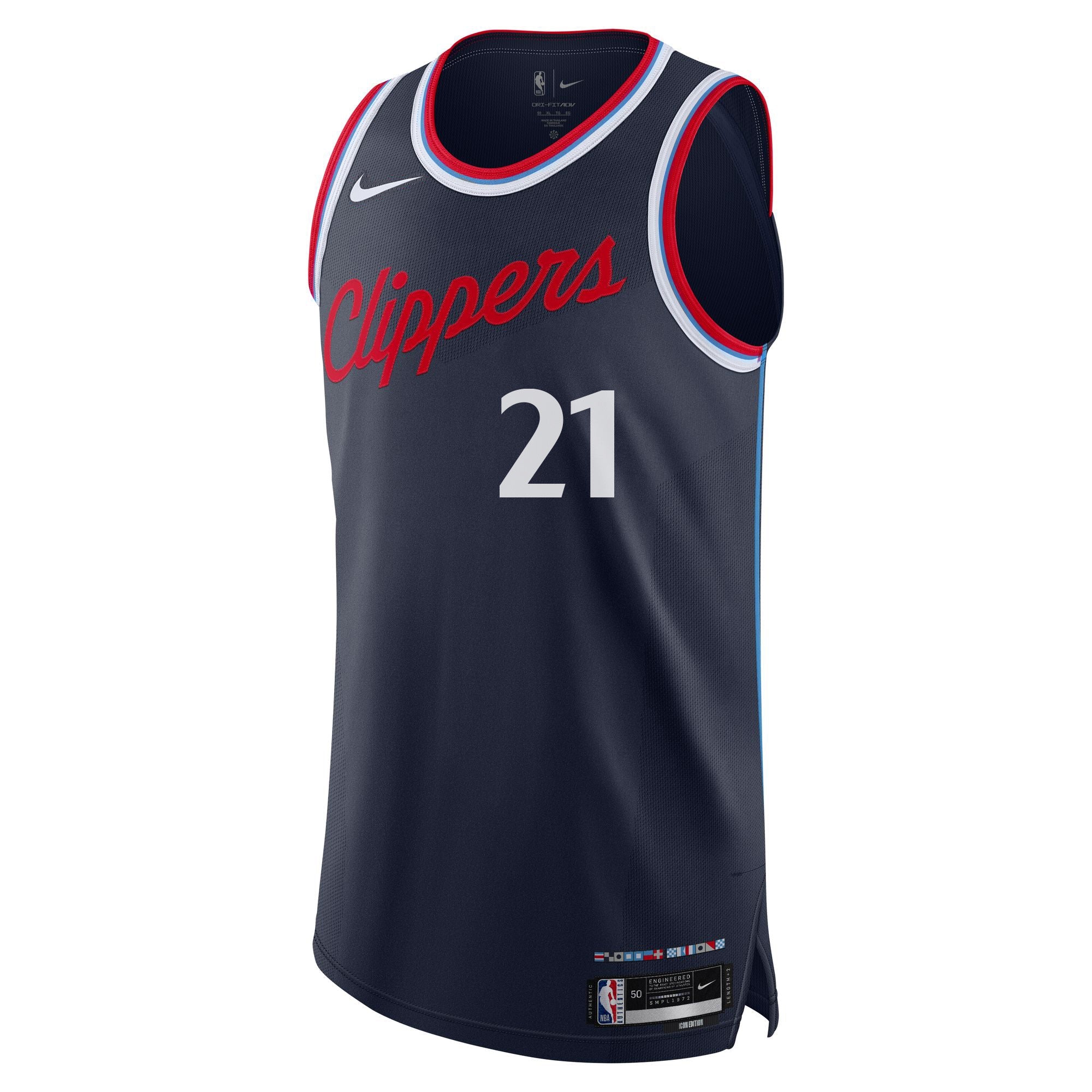 Kobe Brown '24 - '25 Icon Swingman Jersey - LA CLIPPERS TEAM STORENike11 - 000024 - XS