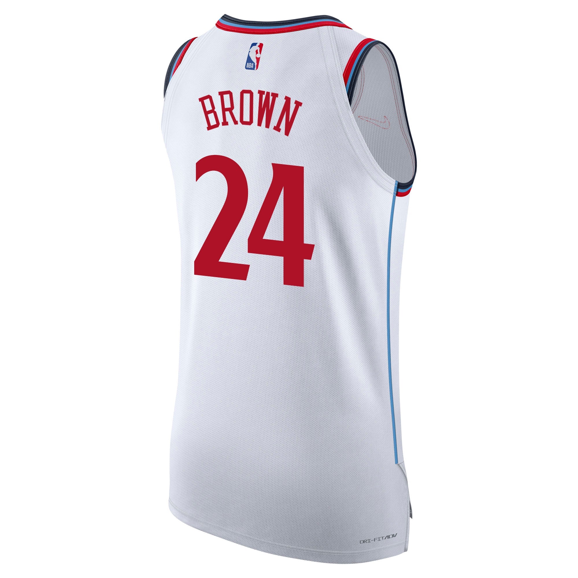 Kobe Brown Association Authentic Jersey - Jerseys - White - 10 - 000053 - 40/S