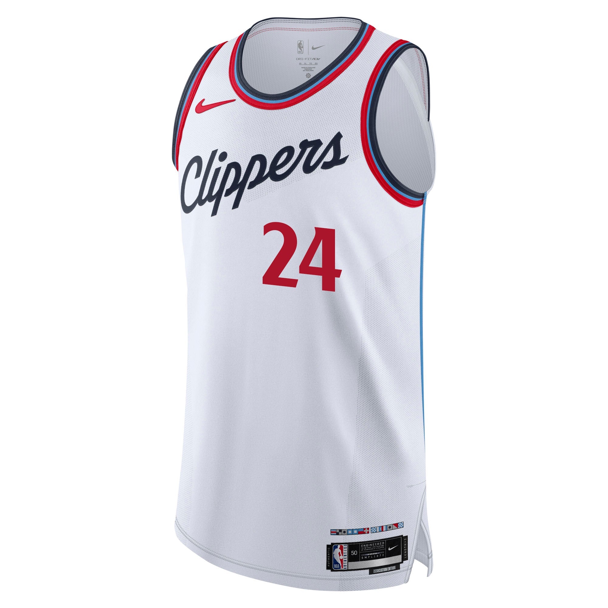 Kobe Brown Association Authentic Jersey - Jerseys - White - 10 - 000053 - 40/S