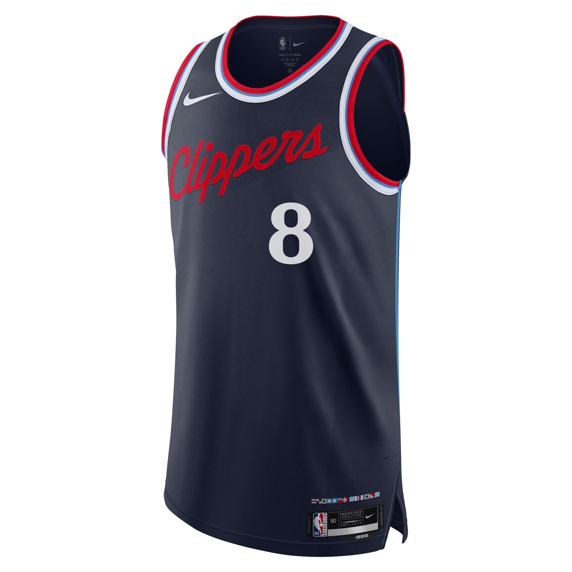 Kris Dunn '24 - '25 Icon Swingman Jersey - LA CLIPPERS TEAM STORENike11 - 000023 - XS