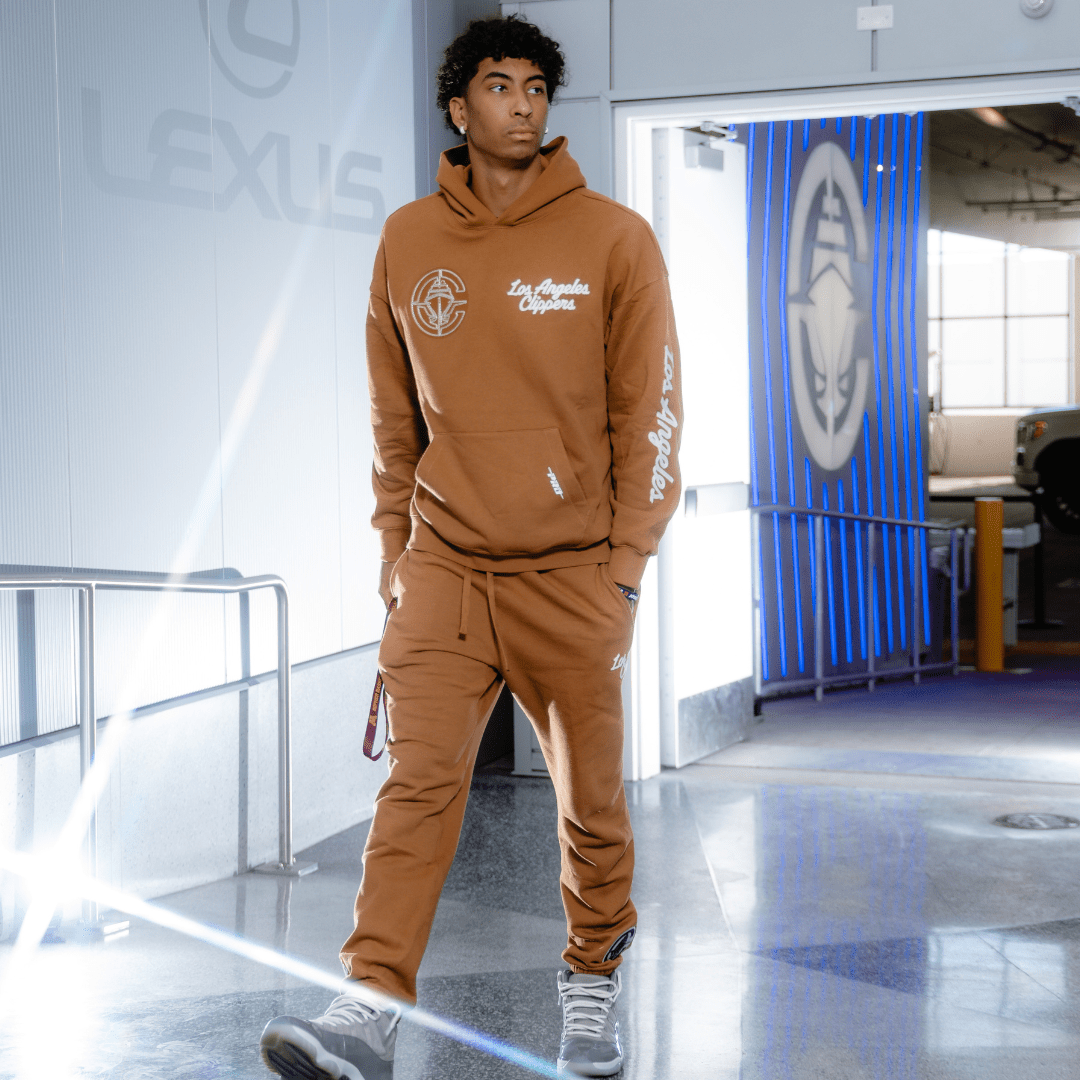 LA Clippers Brown Paint the City Sweatpants - Brown - 21 - 000006 - S