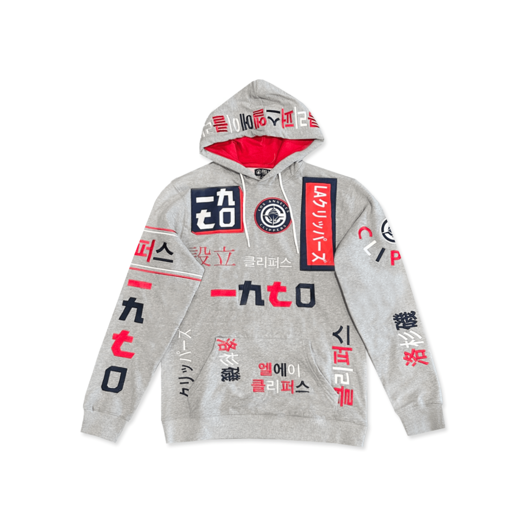 LA Clippers Lunar New Year Multi Language Hoodie - LA CLIPPERS TEAM STOREFISLL20 - 000089 - S