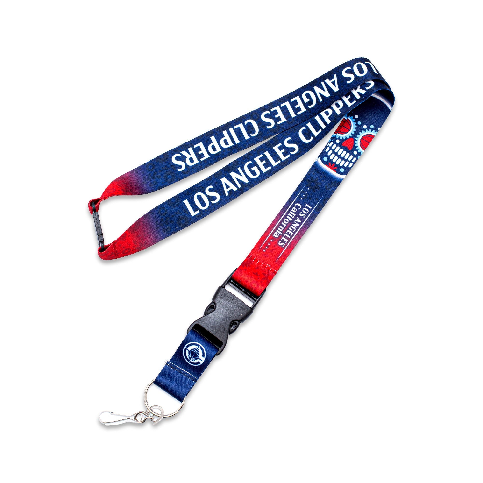 LA Clippers Sugar Skull Lanyard - LA CLIPPERS TEAM STOREPSG72 - 000014