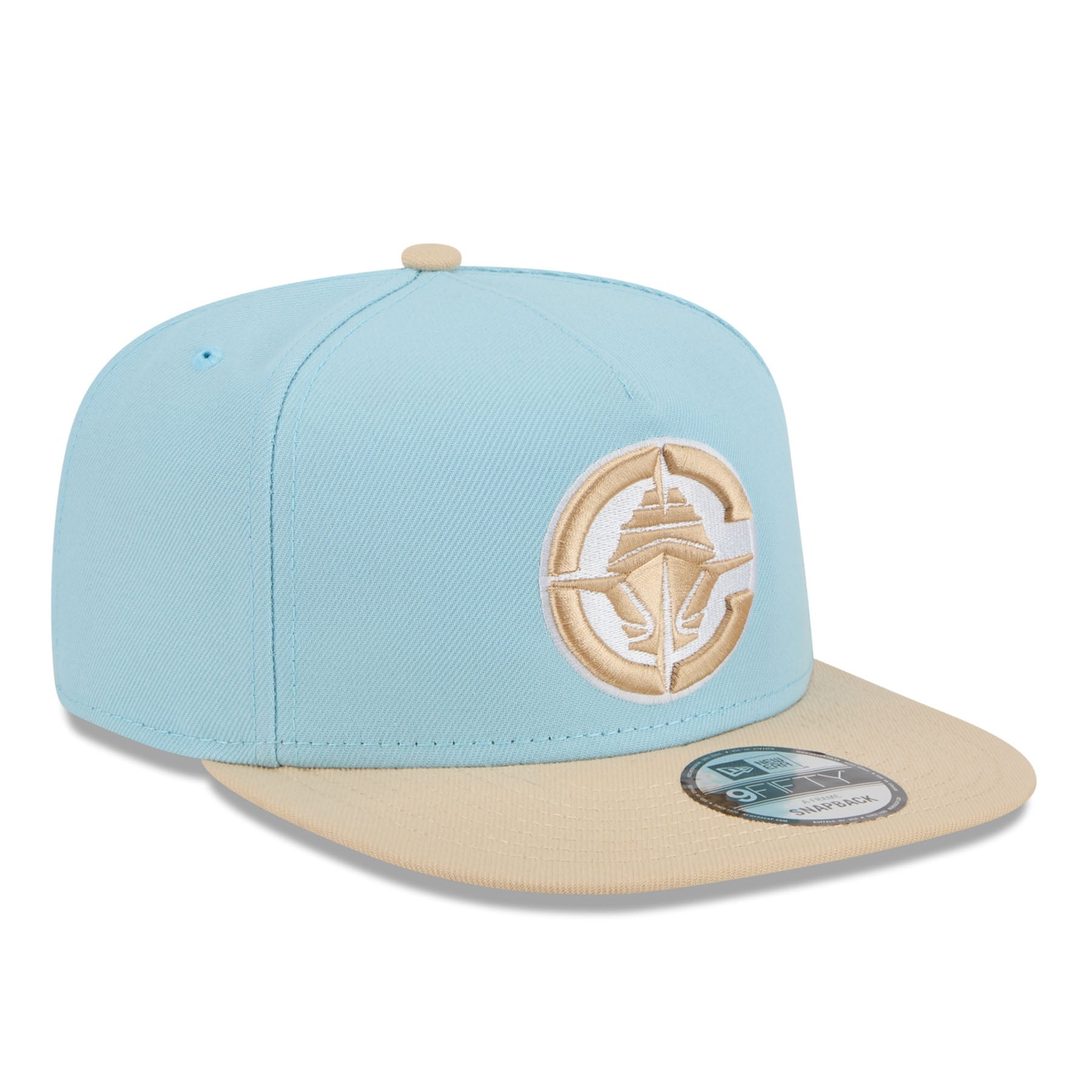 Light Blue Two - Tone 950 A - Frame Hat - Headwear - Light Blue/Beige - 60 - 000135