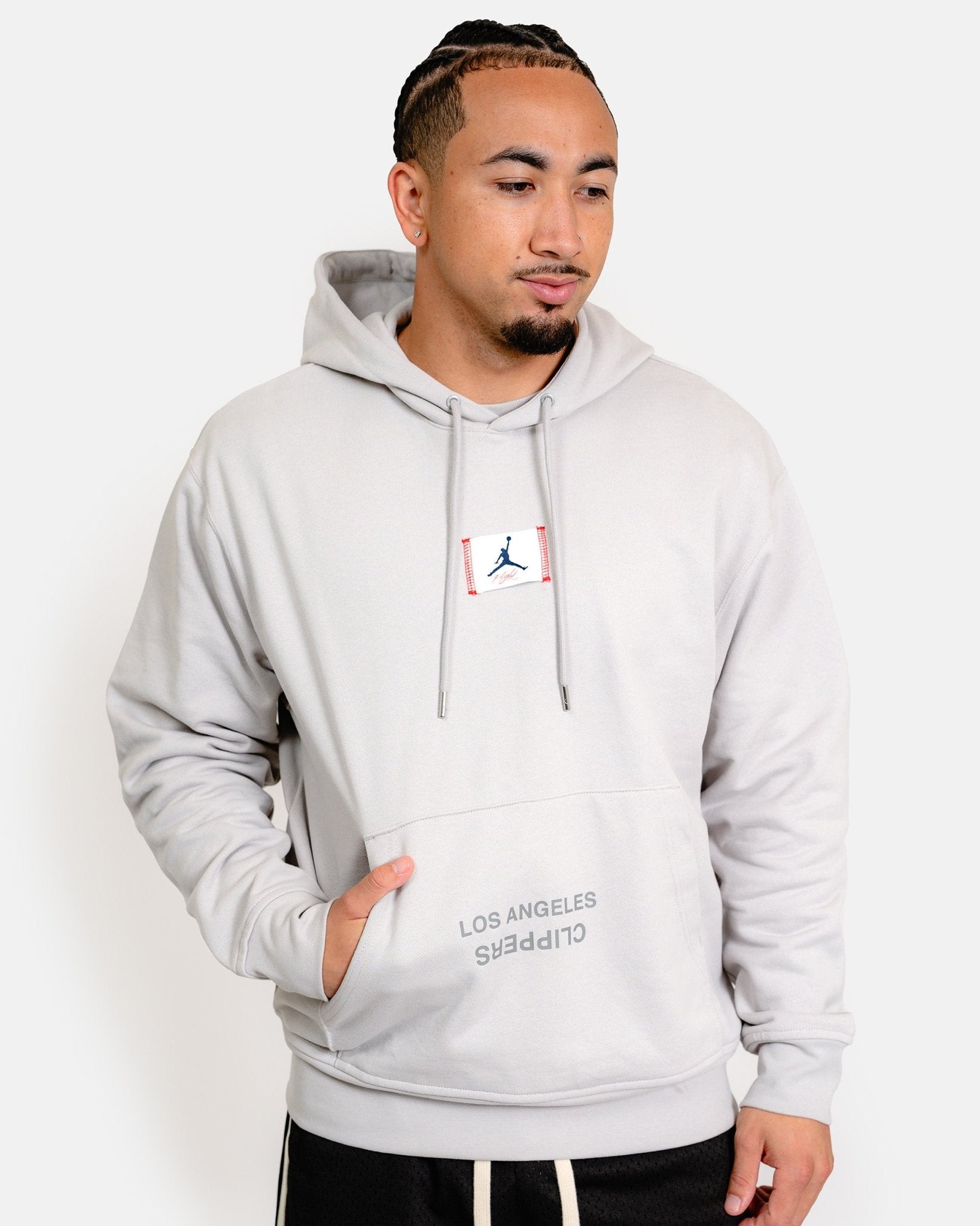 Los Angeles Clippers Jordan Pullover Hoodie - Apparel - Gray - 20 - 000020 - XS