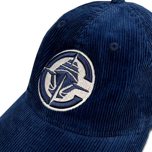Navy Corduroy Primary Logo 920 Adjustable Cap - Headwear - Navy - 60 - 000001