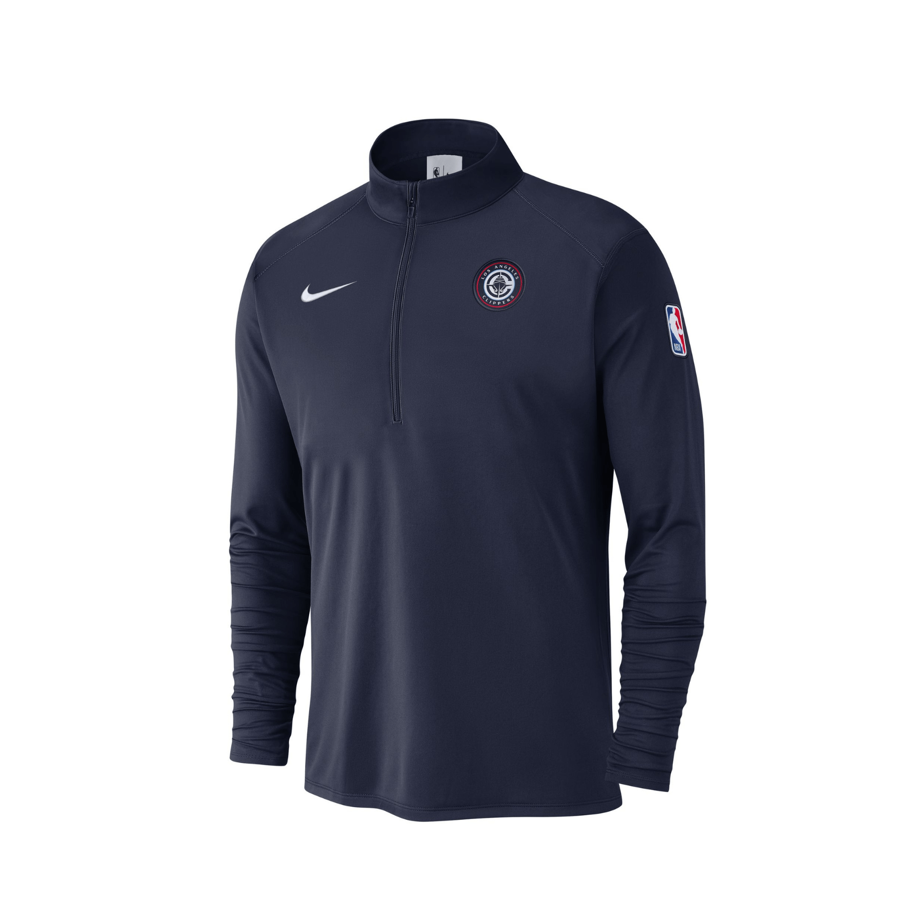 Navy Global Logo Half Zip Dri - Fit Long Sleeve Top - LA CLIPPERS TEAM STORENike20 - 000031 - XS