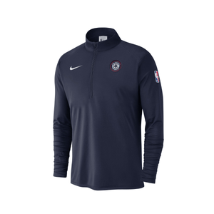 Navy Global Logo Half Zip Dri - Fit Long Sleeve Top - LA CLIPPERS TEAM STORENike20 - 000031 - XS