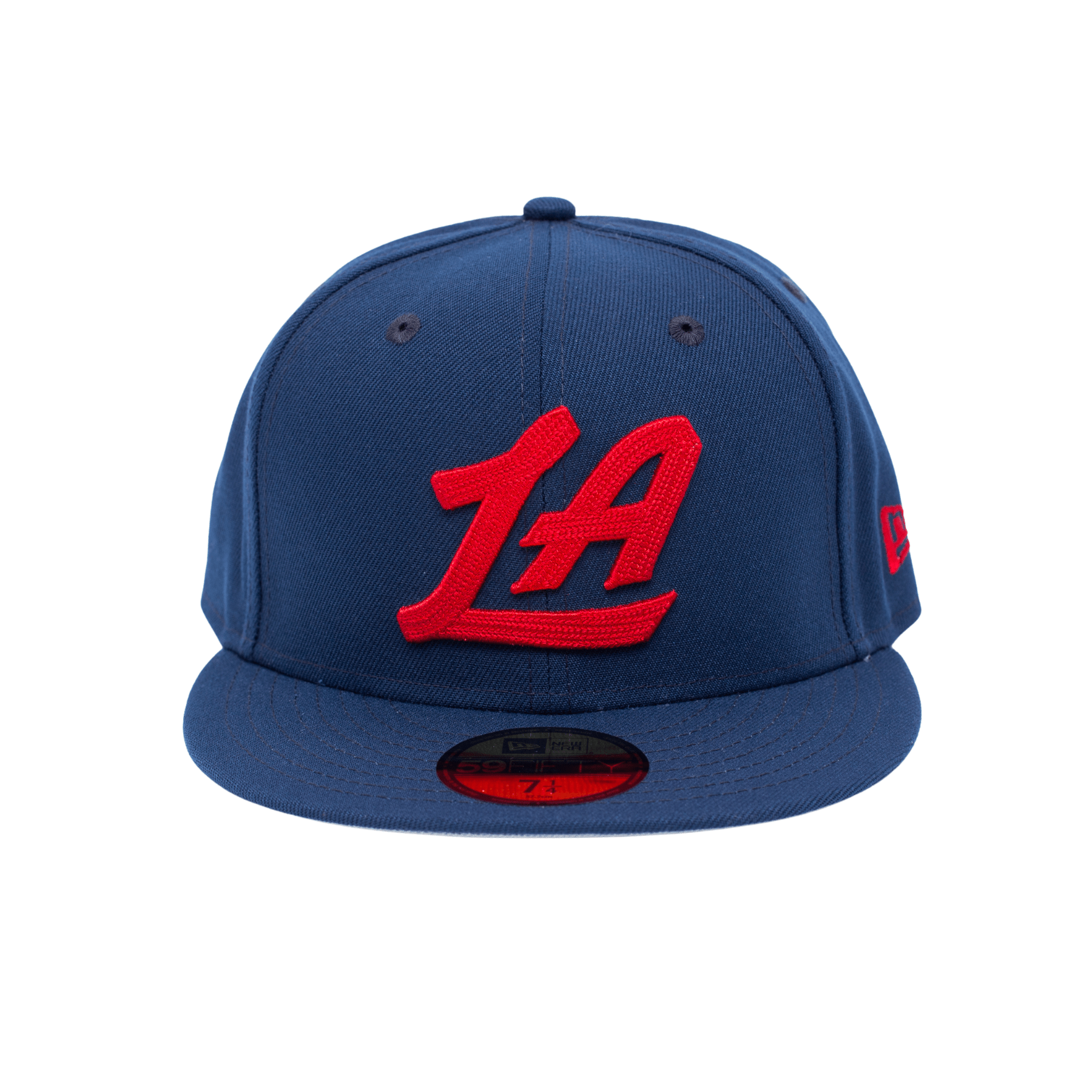 Navy LA 5950 Fitted Hat - Headwear - Navy - 60 - 000055 - 7