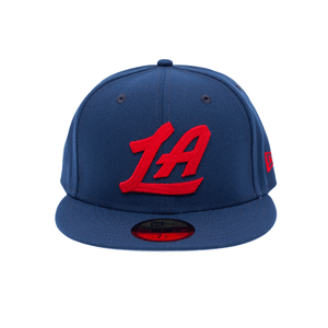 Navy LA 5950 Fitted Hat - Headwear - Navy - 60 - 000055 - 7