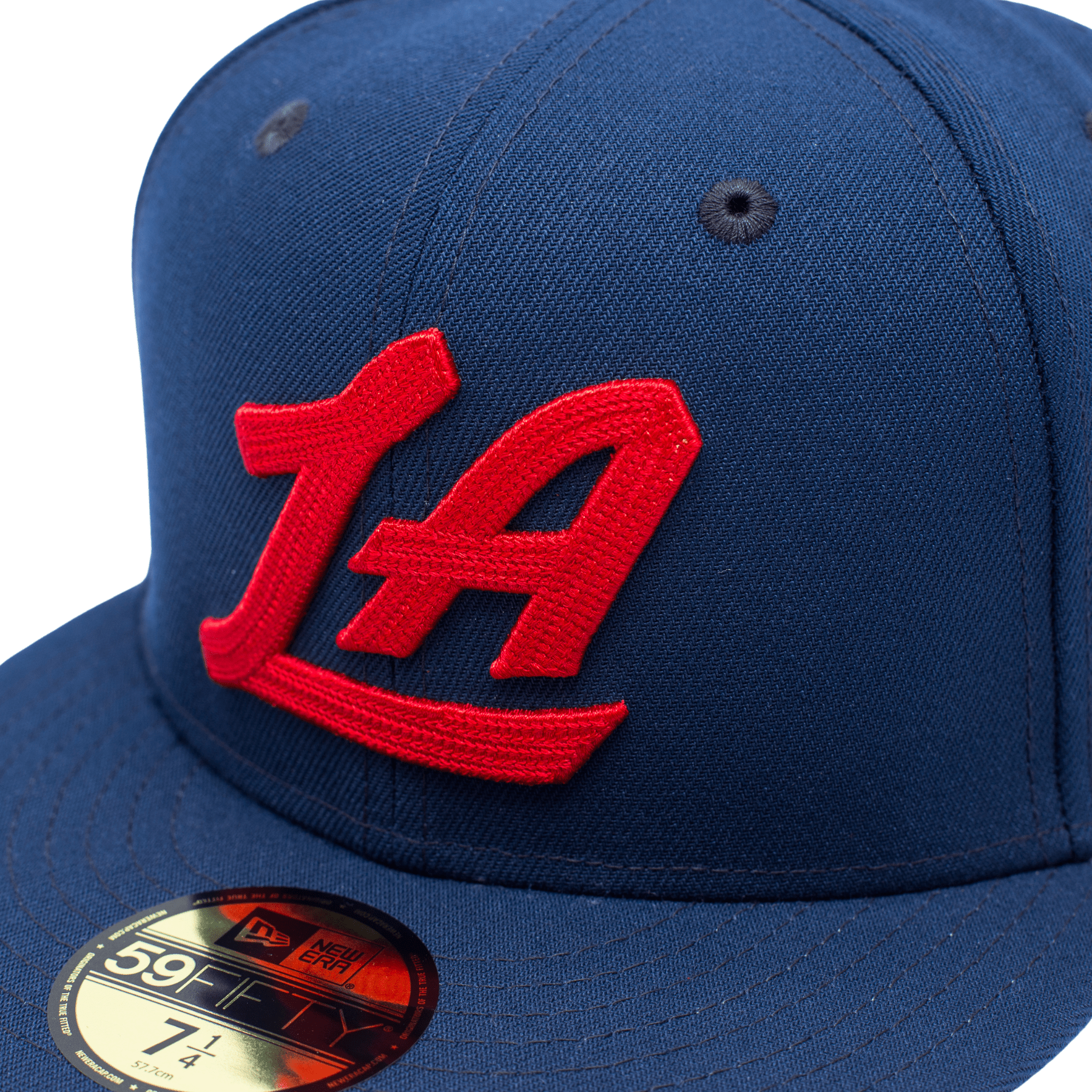 Navy LA 5950 Fitted Hat - Headwear - Navy - 60 - 000055 - 7