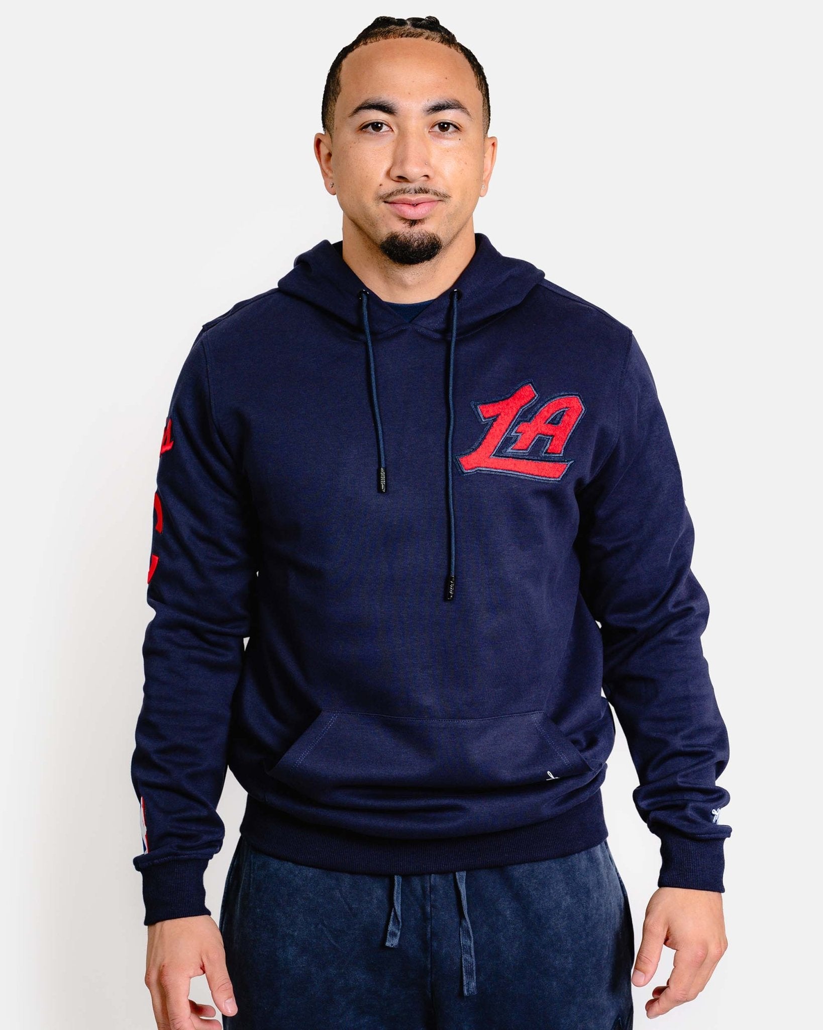 Navy LA Chenille Hoodie - Navy - 20 - 000045 - S