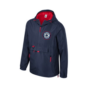 Navy LA Clippers 1/4 Zip Hooded Windbreaker - LA CLIPPERS TEAM STOREStadium Essentials20 - 000070 - S