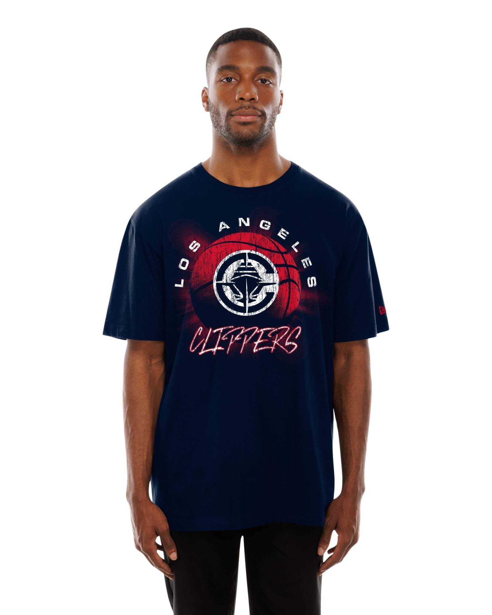 Navy Oversize Clippers Graphic T-Shirt - Apparel - Navy - 20 - 000189 - S