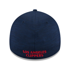 Navy Primary Logo 3930 Tech Flex Hat rear view