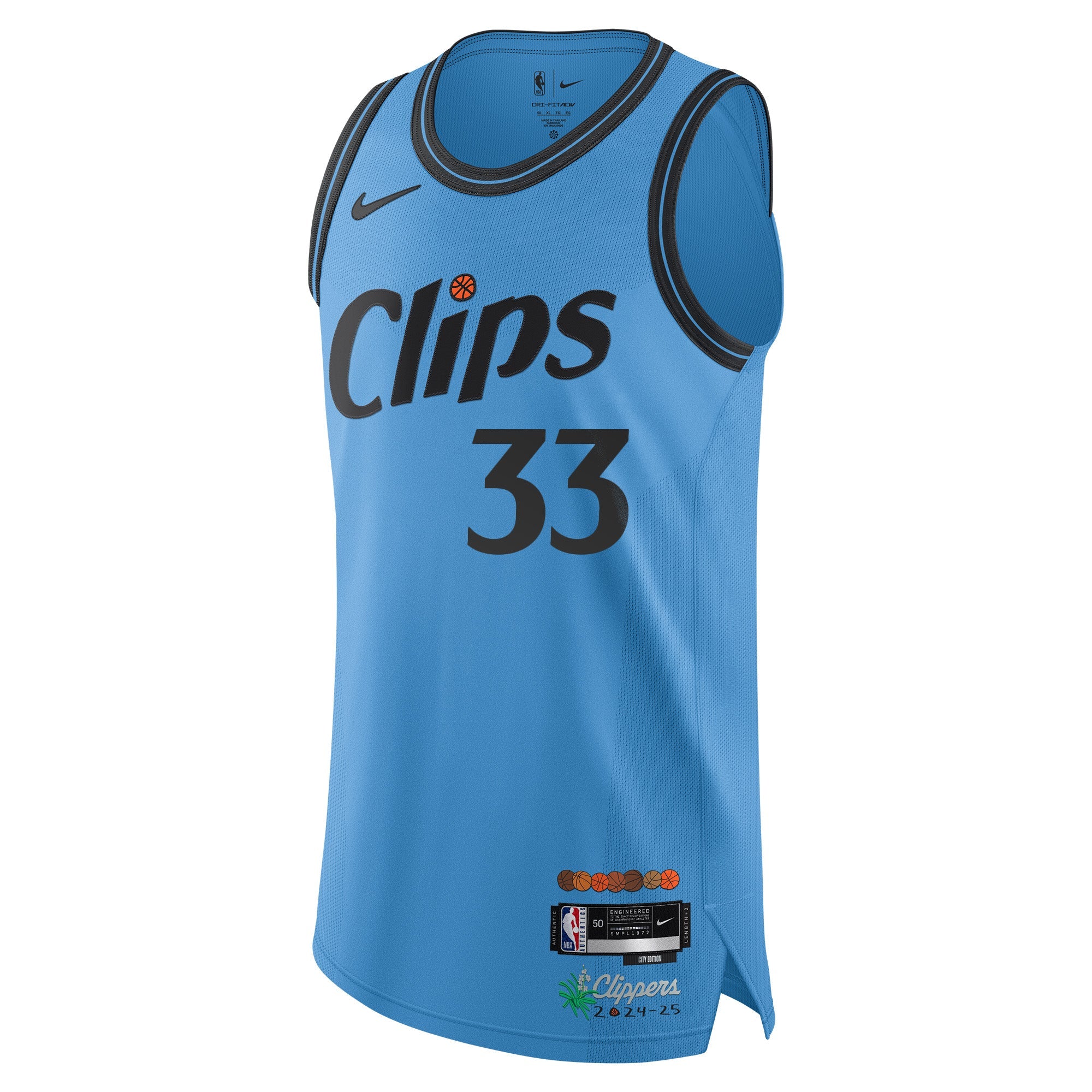 Nicolas Batum '24 - '25 City Edition Authentic Jersey - LA CLIPPERS TEAM STORENike10 - 000025 - 40/S