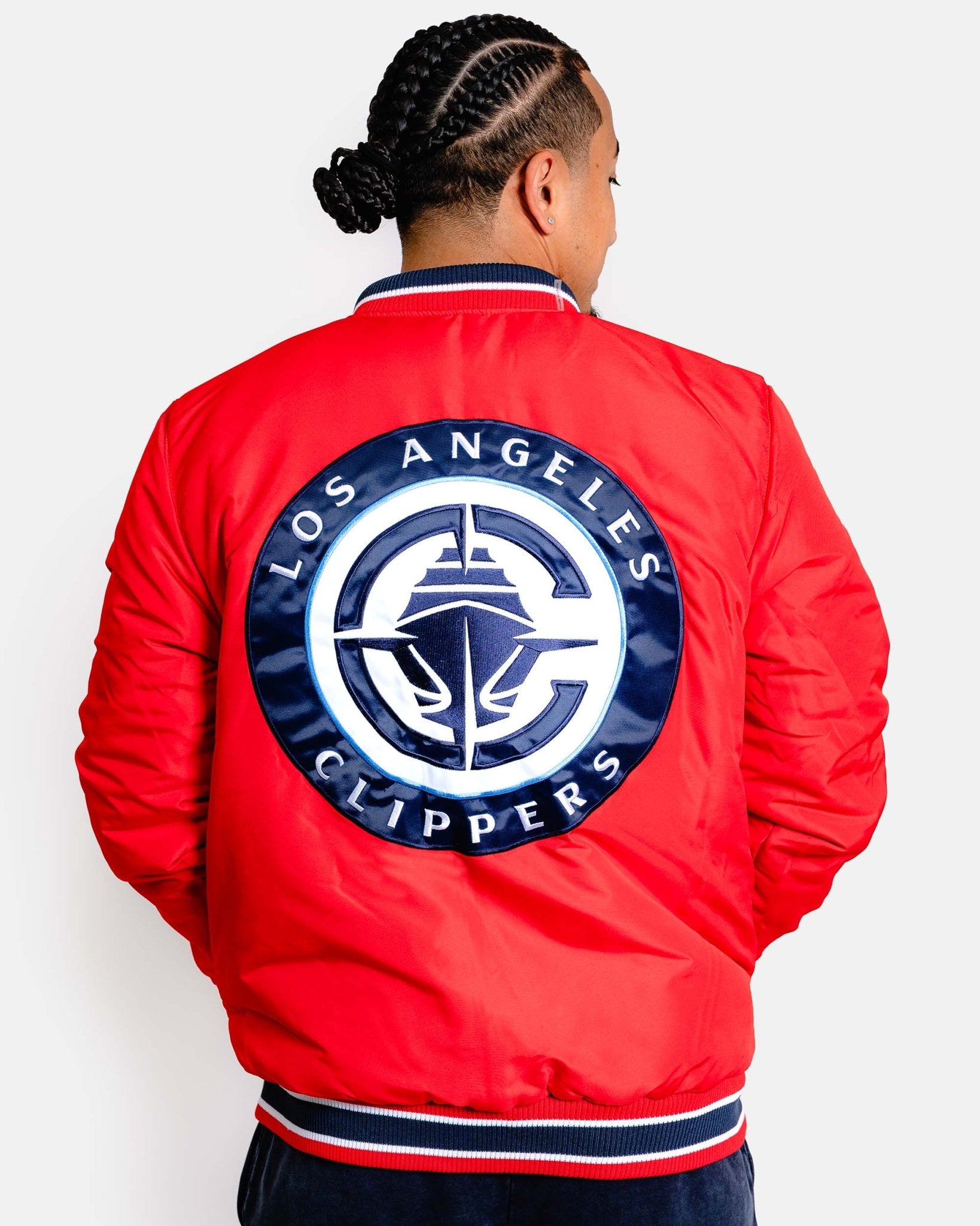 Reversible LA Clippers Varsity Jacket - Navy - 20 - 000058 - S