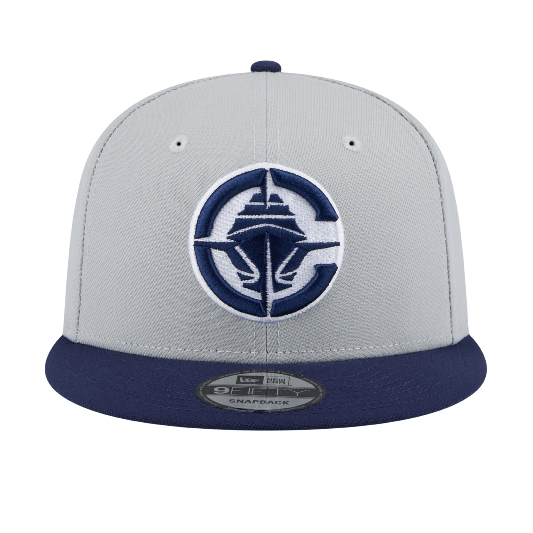 Two - Tone Primary Logo Snapback Hat - Headwear - Gray - 60 - 000116