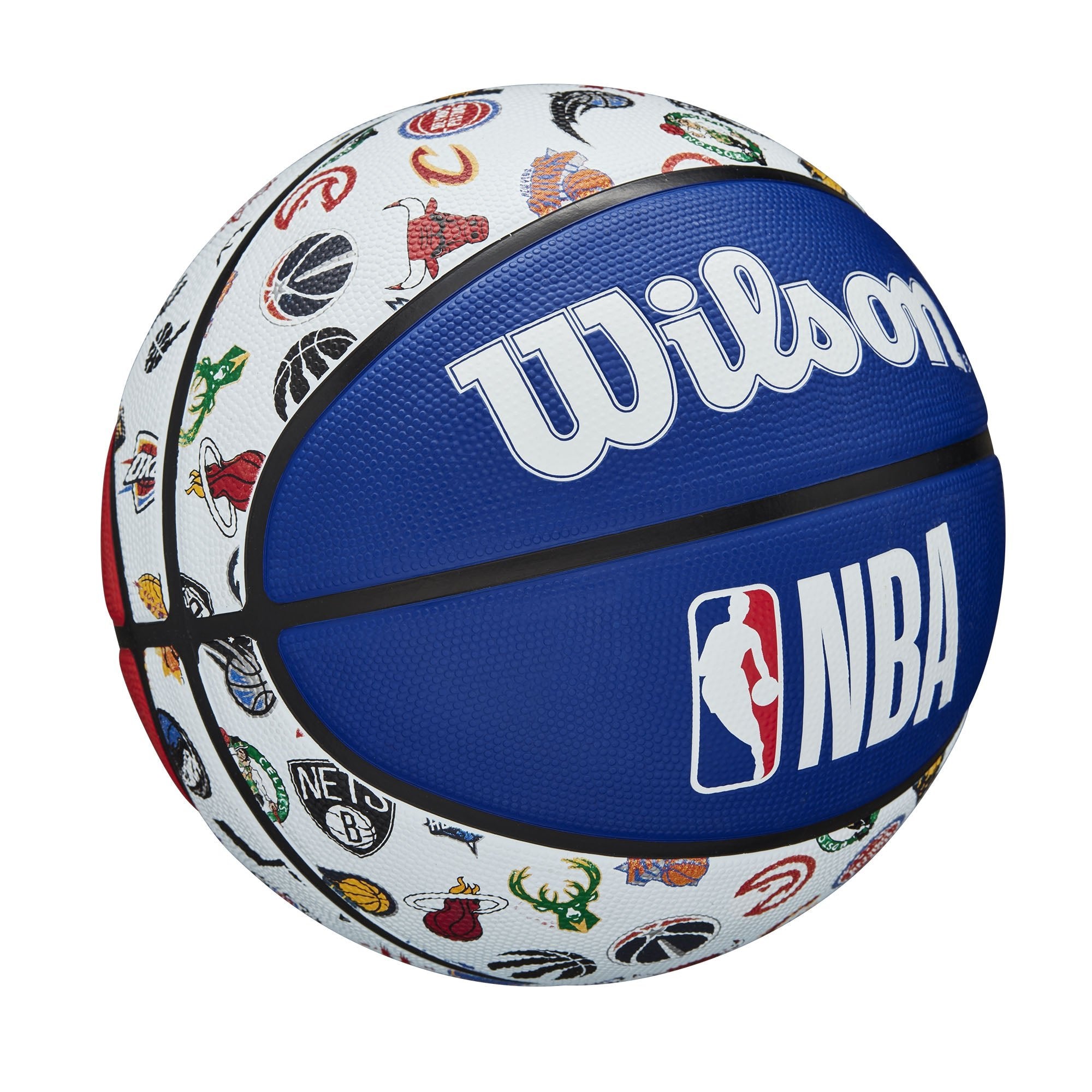 Wilson Red, White and Blue NBA All Team Rubber Basketball - Accessories - 80 - 000015