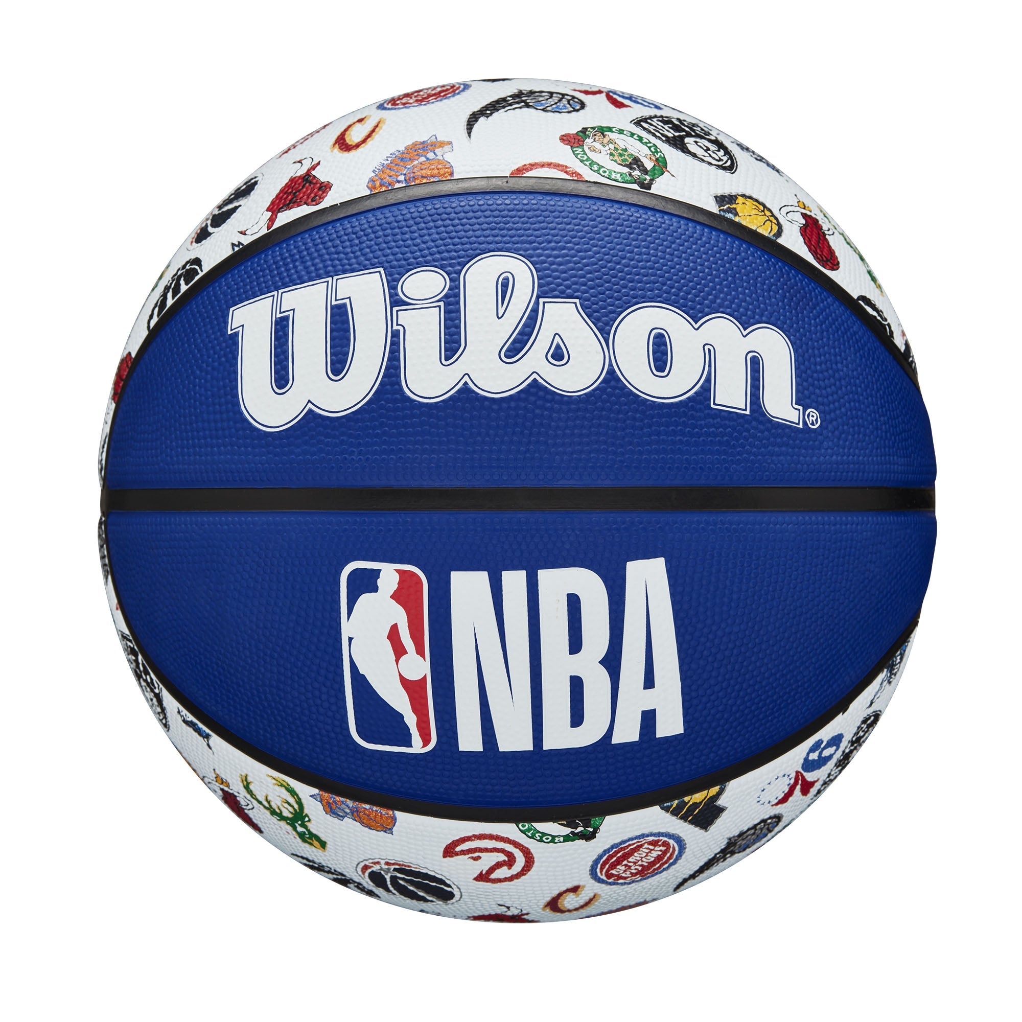 Wilson Red, White and Blue NBA All Team Rubber Basketball - Accessories - 80 - 000015
