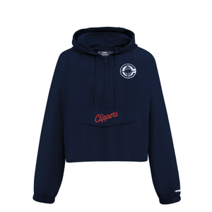 Women’s Clippers Half Zip Windbreaker Jacket - LA CLIPPERS TEAM STOREPro Standard30 - 000025 - XS