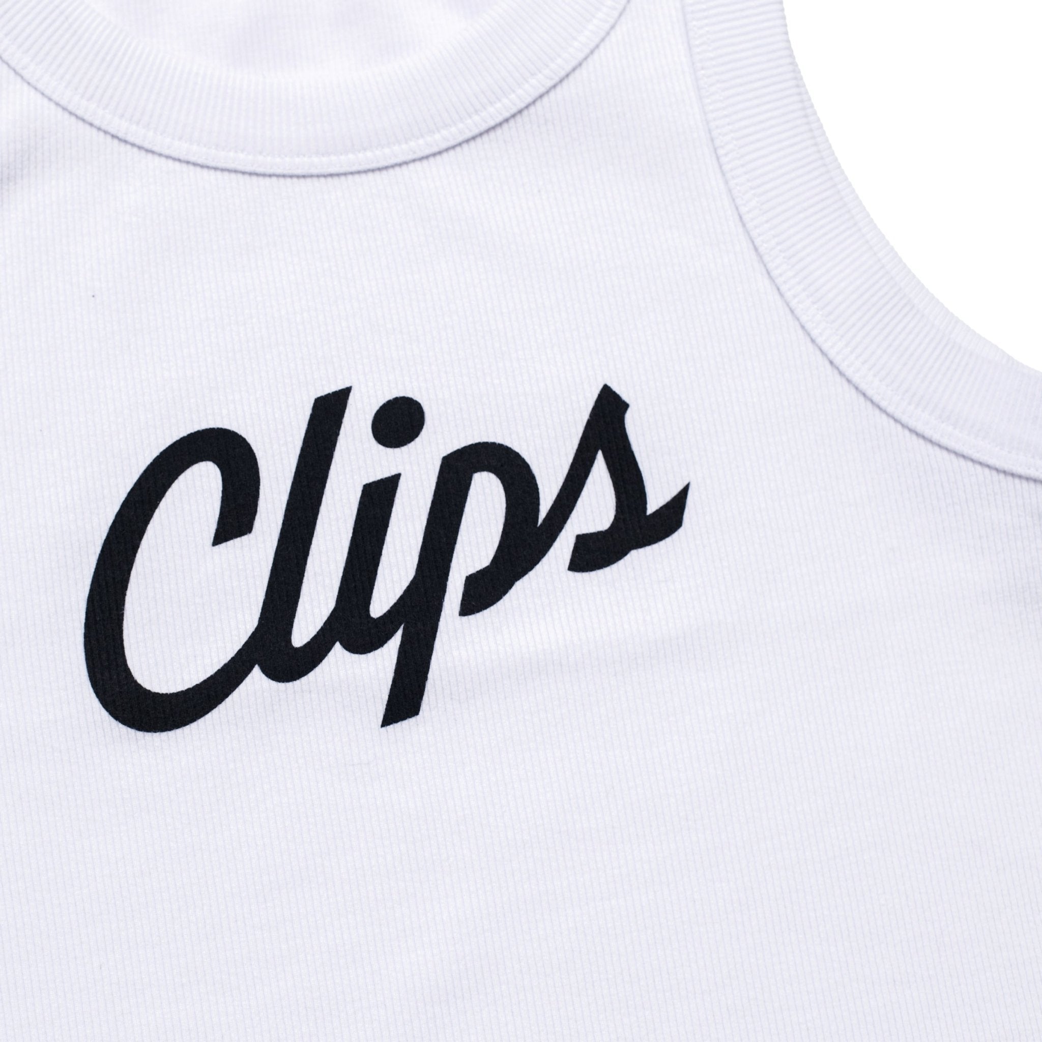 Women’s Clips Rib Cropped Tank - LA CLIPPERS TEAM STORECourtside Supply30 - 000047 - XS