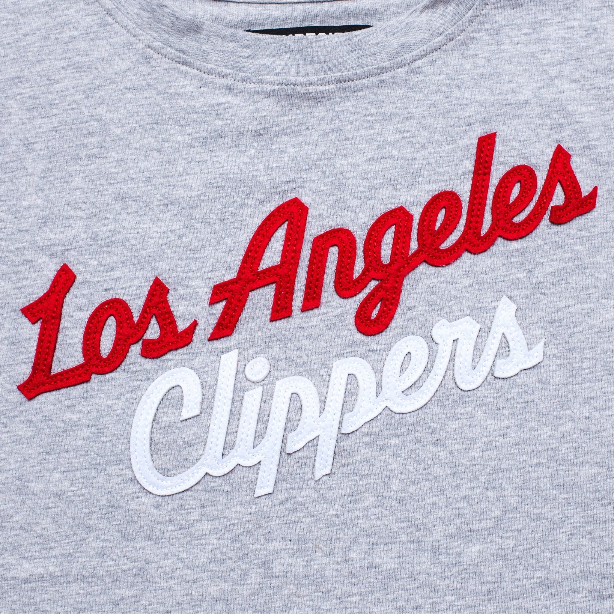 Women’s Cropped Felt Applique Tee - LA CLIPPERS TEAM STORECourtside Supply30 - 000046 - XS