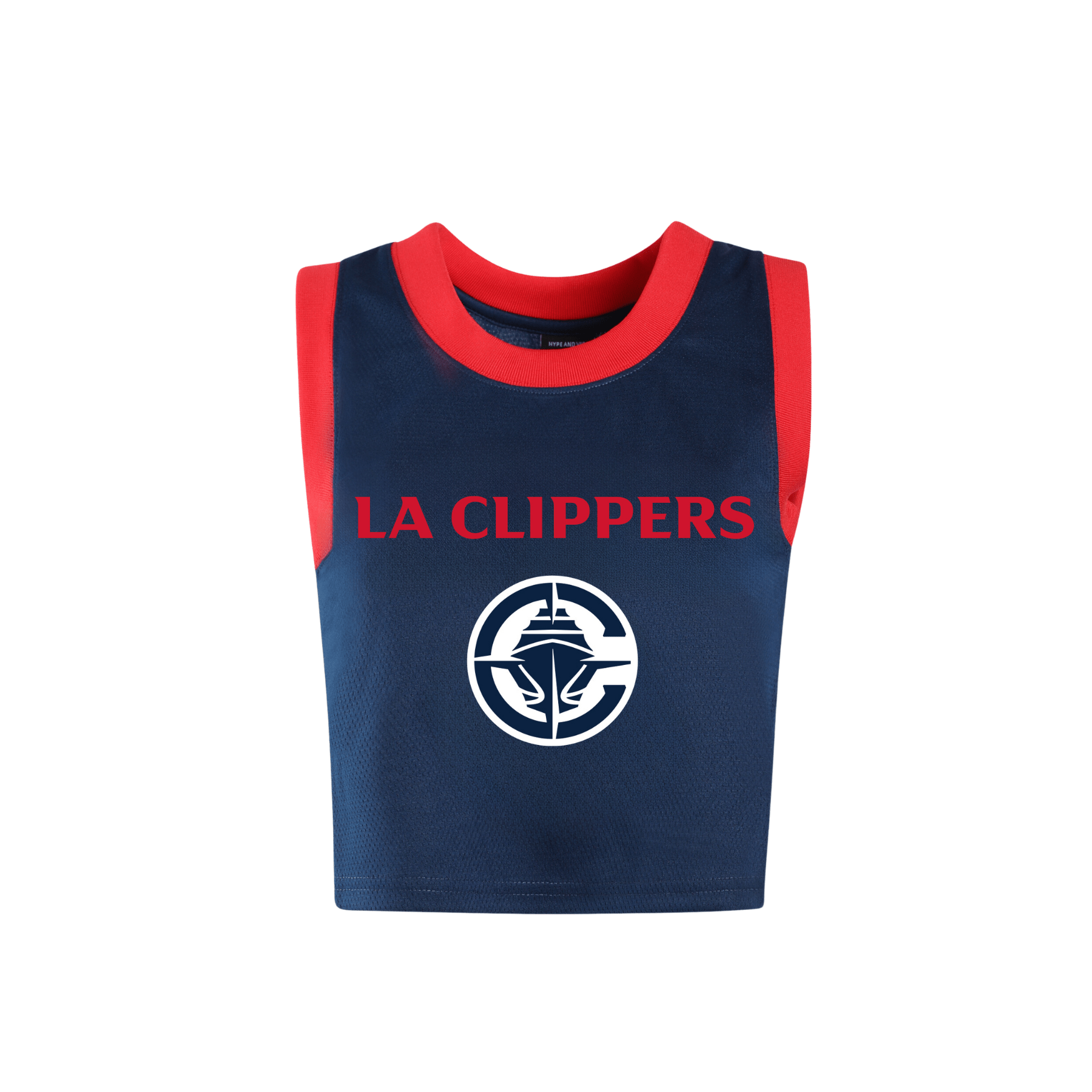 Women's LA Clippers Cropped Jersey - Navy - 30 - 000037 - XS