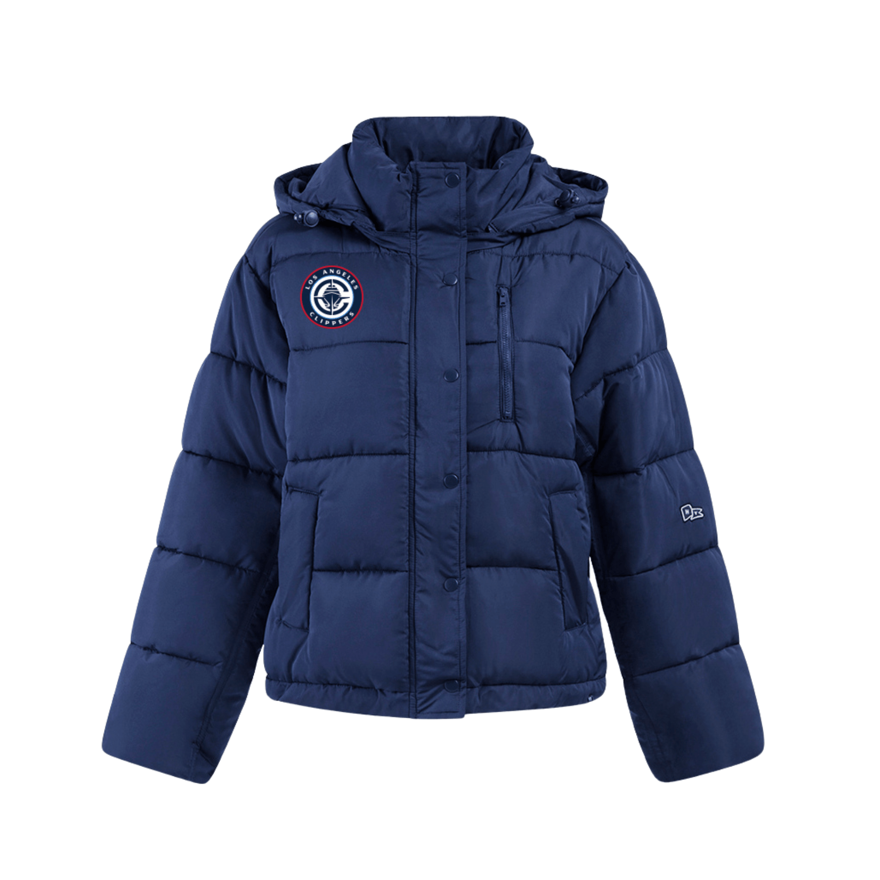 Women’s Navy Hooded Puffer Jacket - LA CLIPPERS TEAM STOREHype and Vice30 - 000041 - XS