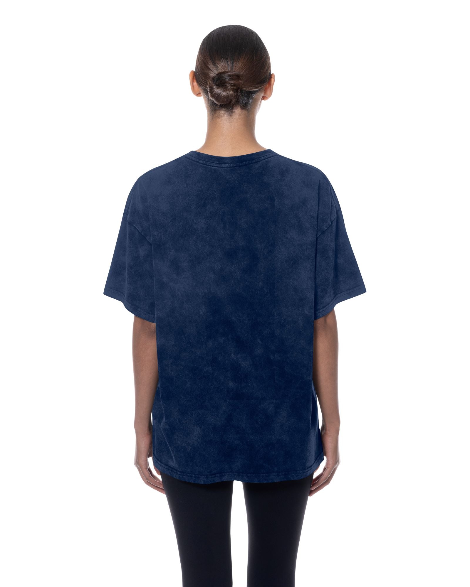 Womens Navy Mineral Wash Graphic T-Shirt - Apparel - Navy - 30 - 000083 - XS