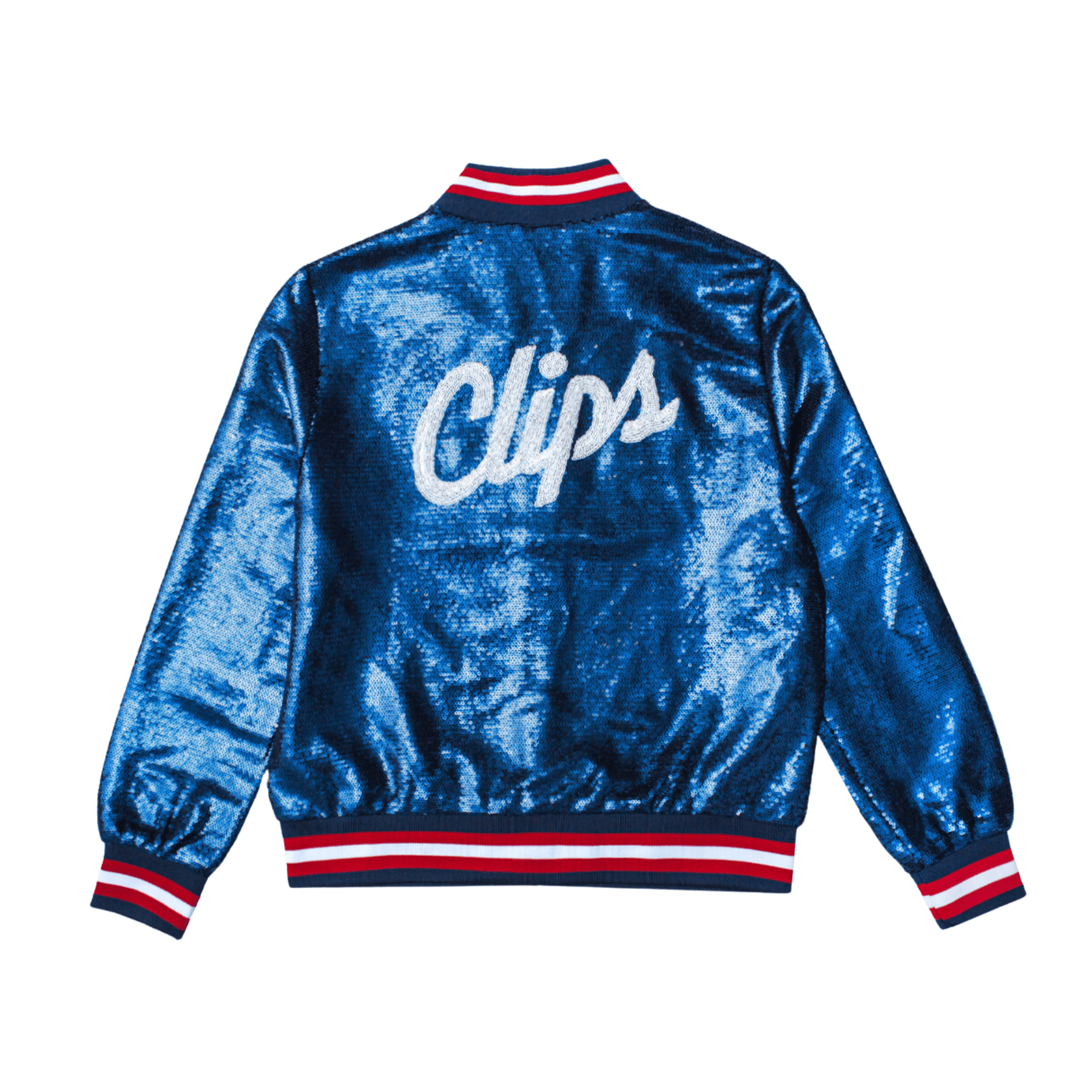 Women’s Navy Sequin Varsity Jacket - LA CLIPPERS TEAM STOREThe Wild Collective30 - 000030 - S