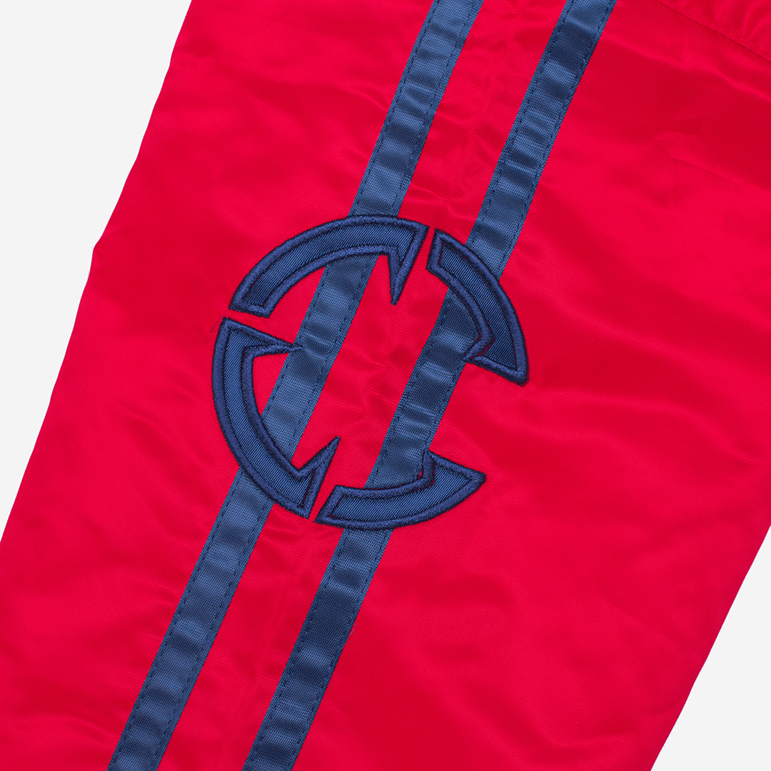 Women’s Red Cropped Varsity Jacket - LA CLIPPERS TEAM STORESTARTER30 - 000028 - XS
