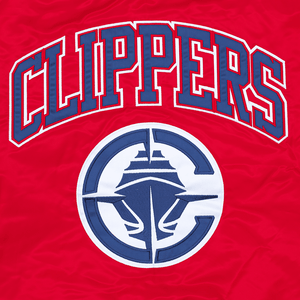 Women’s Red Cropped Varsity Jacket - LA CLIPPERS TEAM STORESTARTER30 - 000028 - XS