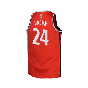 Youth Kobe Brown Statement Jersey - Jerseys - Red - 12 - 000071 - S